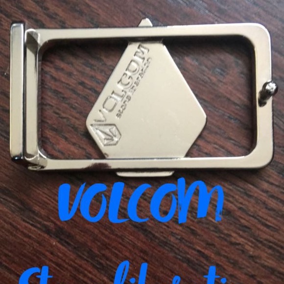 Volcom Metal Pink Belt Buckle - Picture 2 of 3